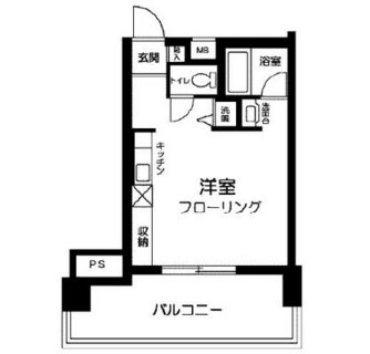 東京都目黒区上目黒２丁目 賃貸マンション 1R