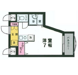 東京都目黒区緑が丘３丁目 賃貸マンション 1R