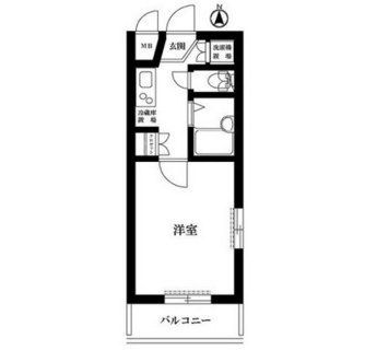 東京都目黒区東山１丁目 賃貸マンション 1K