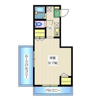 東京都目黒区東山１丁目 賃貸マンション 1K