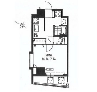 東京都渋谷区東２丁目 賃貸マンション 1DK