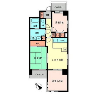 東京都目黒区平町２丁目 賃貸マンション 3LDK