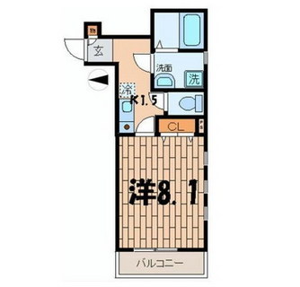 東京都目黒区中町２丁目 賃貸アパート 1K