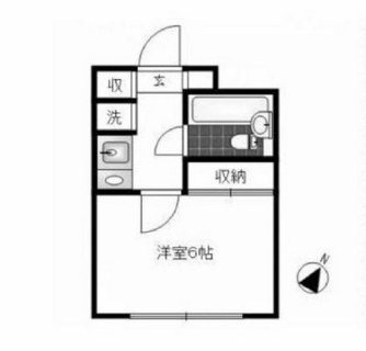 東京都目黒区五本木２丁目 賃貸マンション 1K