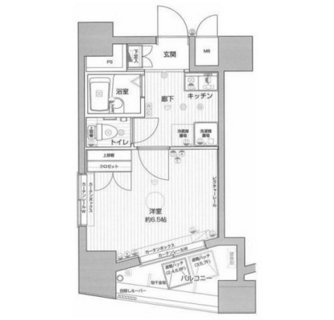 東京都目黒区上目黒１丁目 賃貸マンション 1K